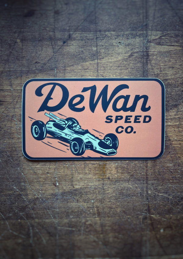 Dean Speed Sticker DeWan Speed Co. Indy Sticker – DeWan Co