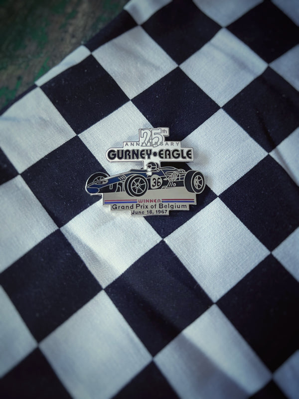 25th Anniversary Gurney-Eagle GP victory pin