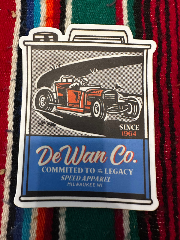 Oil Can Sticker